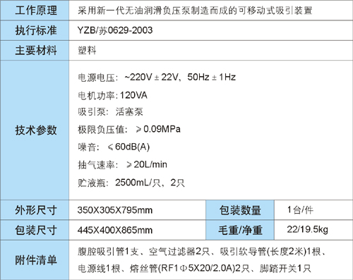 7A-23B型電動吸引器介紹