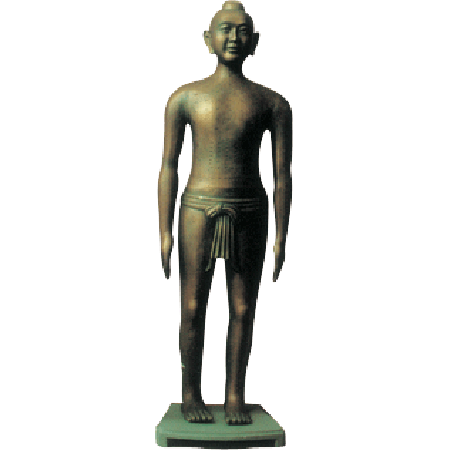 康人 仿古針灸銅人 高158cm 