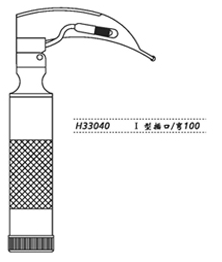 金鐘麻醉咽喉鏡 H33040