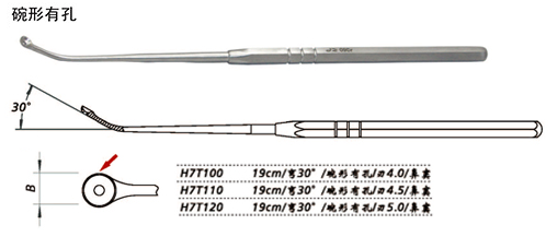 金鐘鼻竇刮匙 H7T100