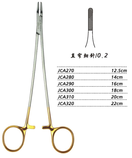 金鐘硬質合金鑲片持針鉗JCA290