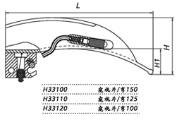 金鐘麻醉咽喉鏡H33120