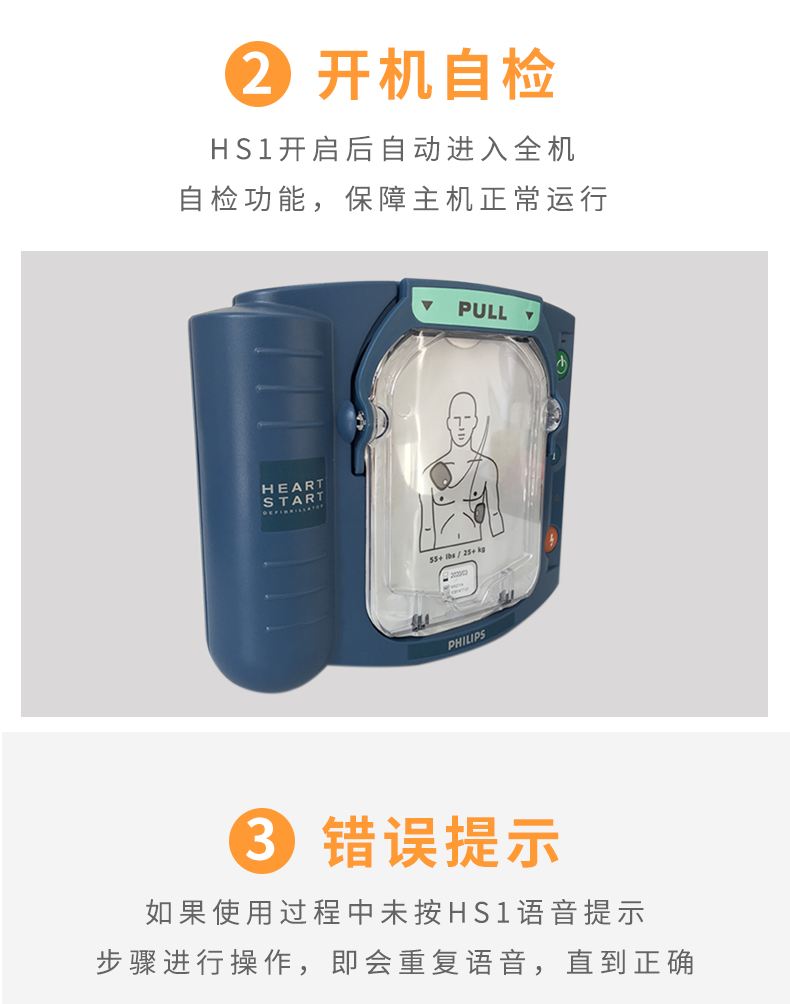 飛利浦除顫儀 除顫器 HS1 AED