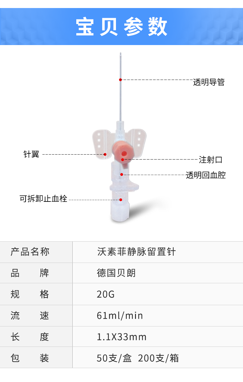 加藥壺靜脈留置針 Vasofix沃素菲